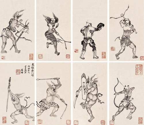 罗聘 鬼雄图