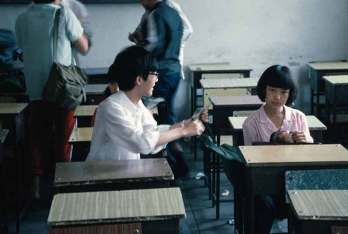 1985年7月，北京171中学教室。