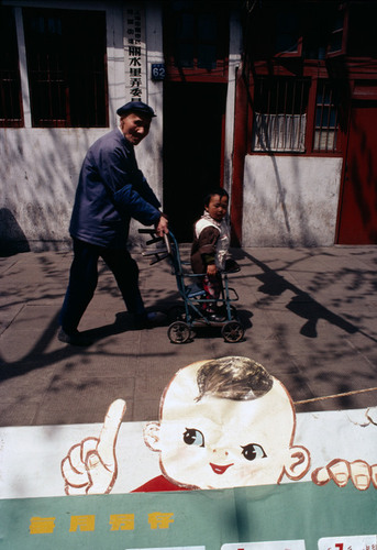 1980年 上海， 摄影Bruno Barbey