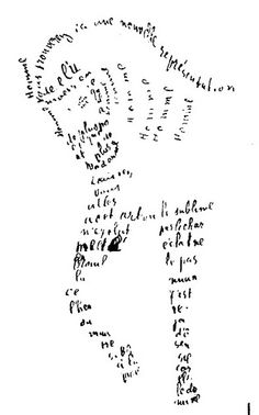horse calligram